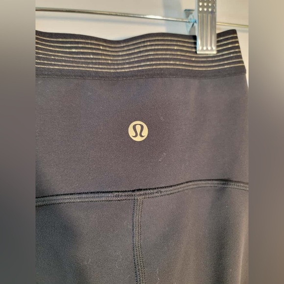 Lululemon✨Principal Dancer Golden Lining Tight *28"✨Black✨RARE LIKE NEW✨sz 6 - Picture 8 of 16